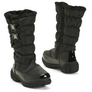 New! Weatherproof Women's Two Buckle Faux Fur Lined Storm Snow Winter Boots